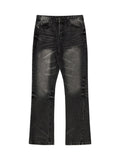 Flared Washed Jeans