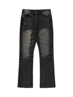 Flared Washed Jeans