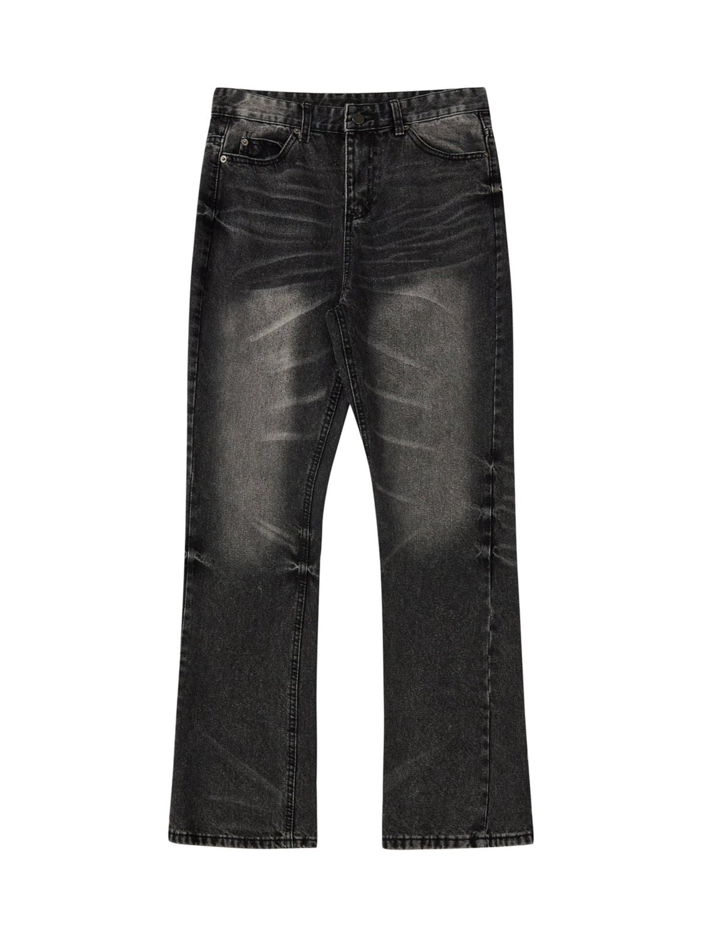 Flared Washed Jeans