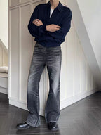 Flared Washed Jeans
