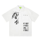 Printed casual short-sleeved