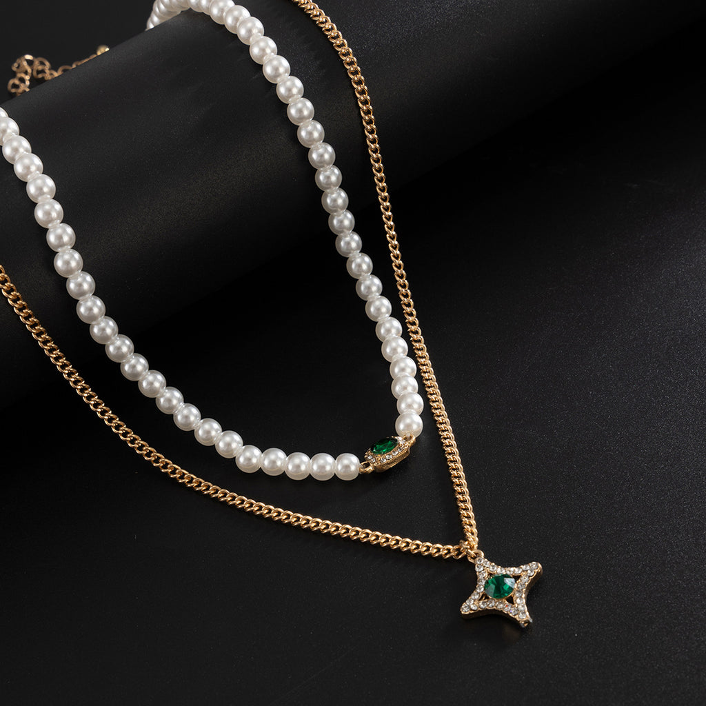Green Pearl Set | Necklace