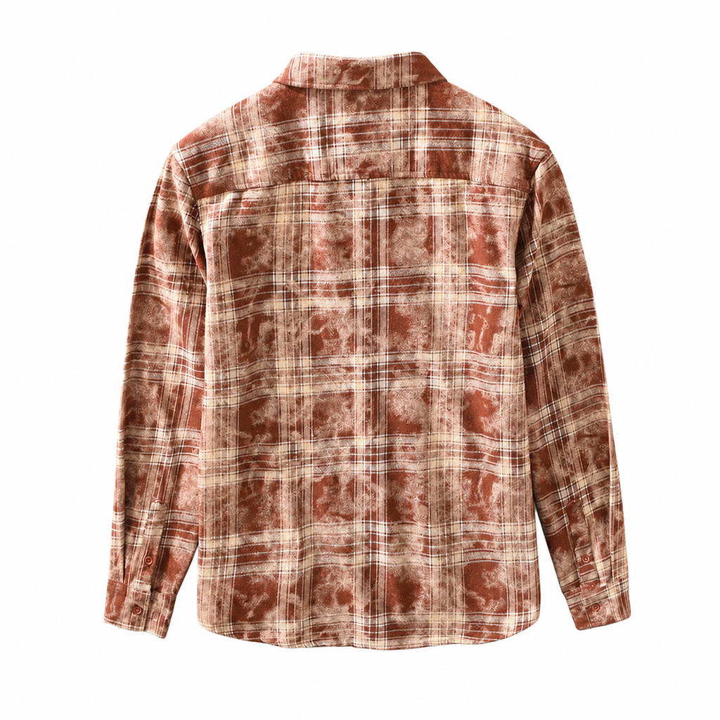 Japanese Plaid Long Sleeve Shirt
