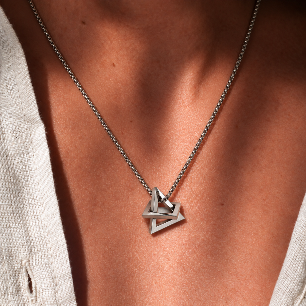 Geometric Titanium | Necklace
