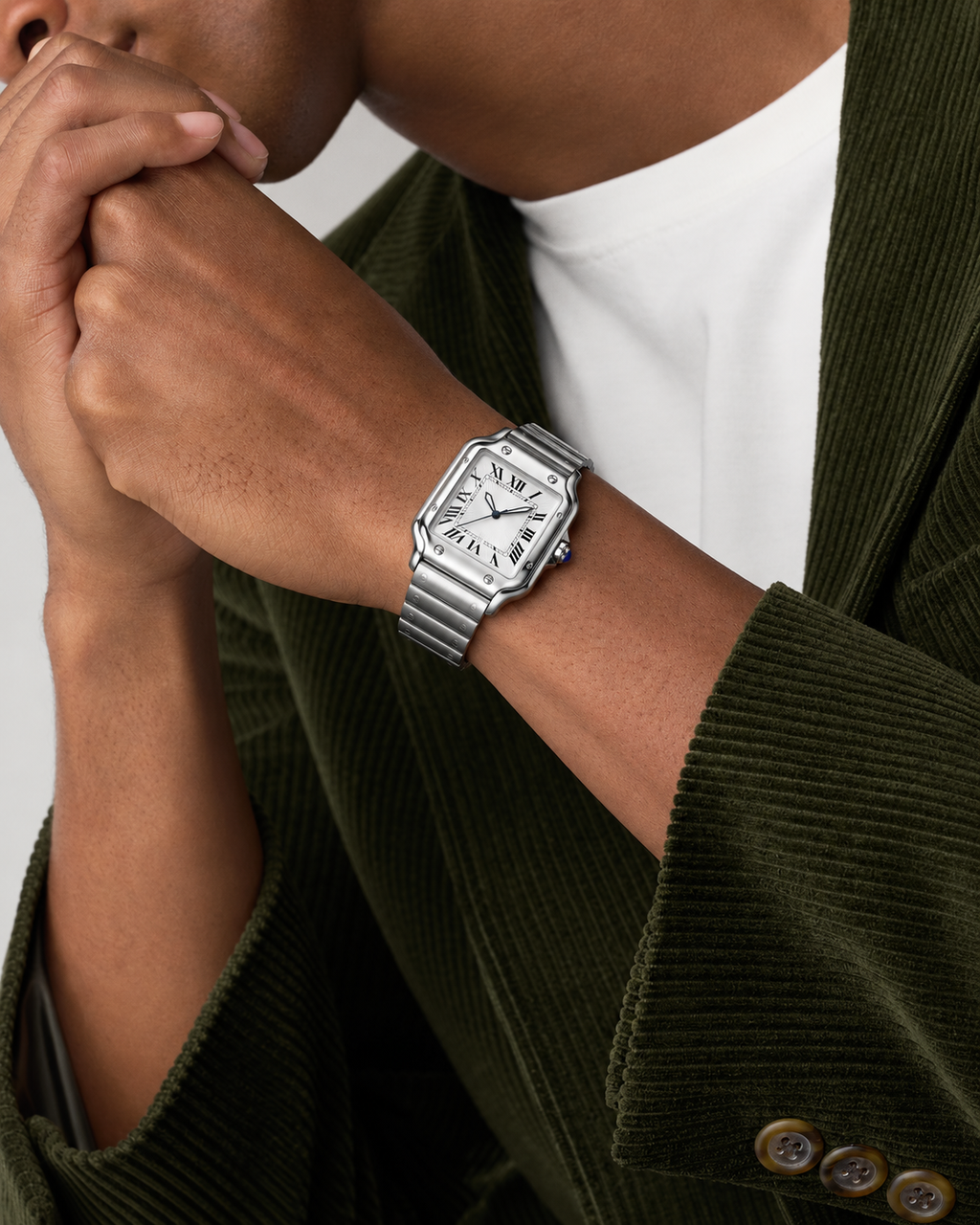 Vincente | Retro Silver Watch