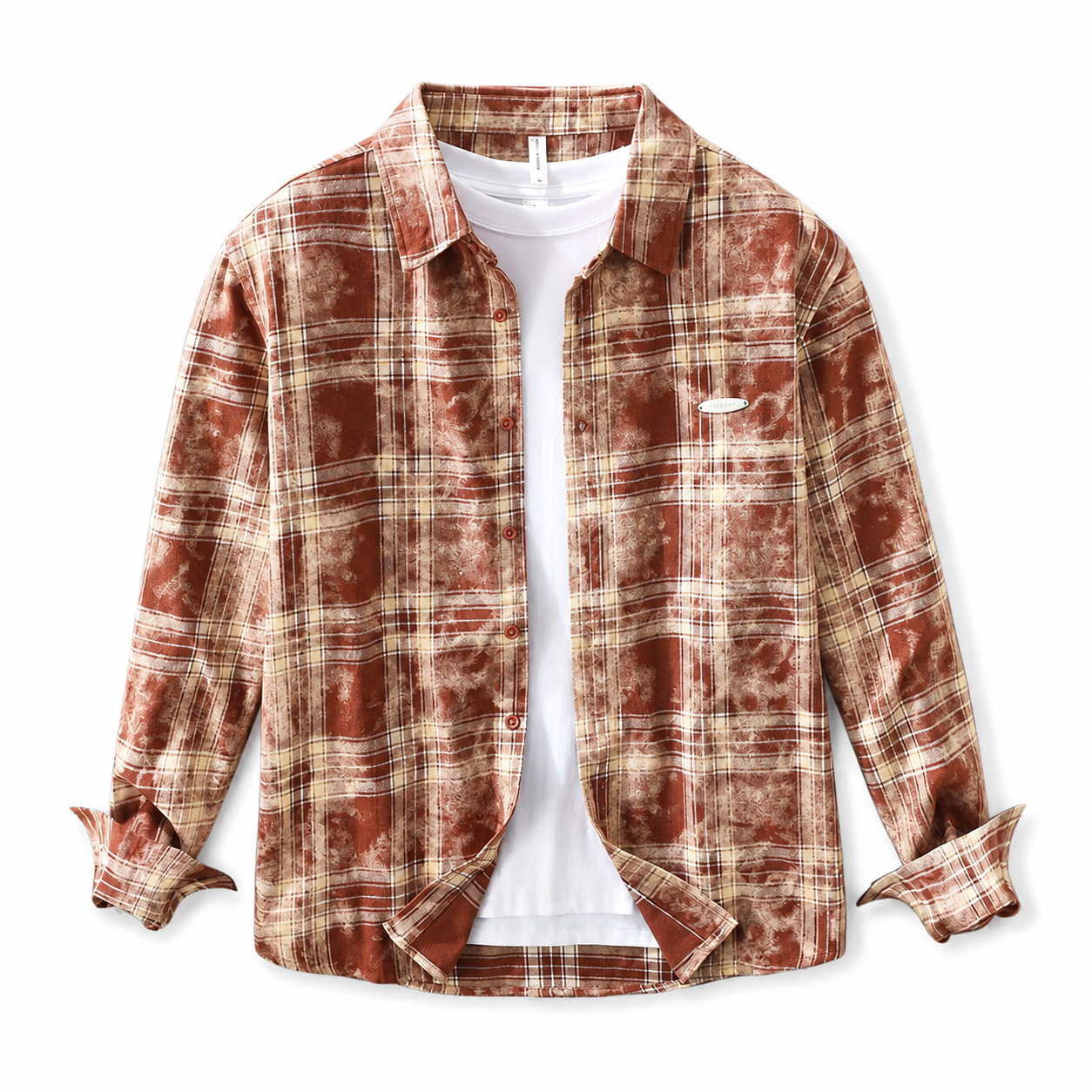 Japanese Plaid Long Sleeve Shirt
