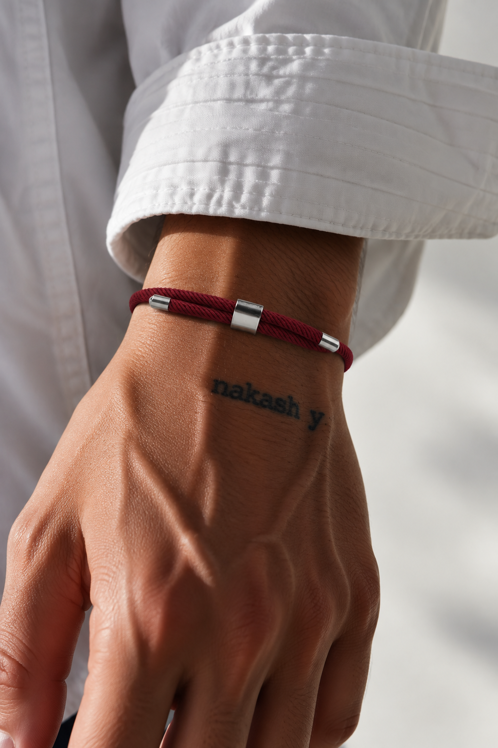 Premium Rope | Silver Bracelet