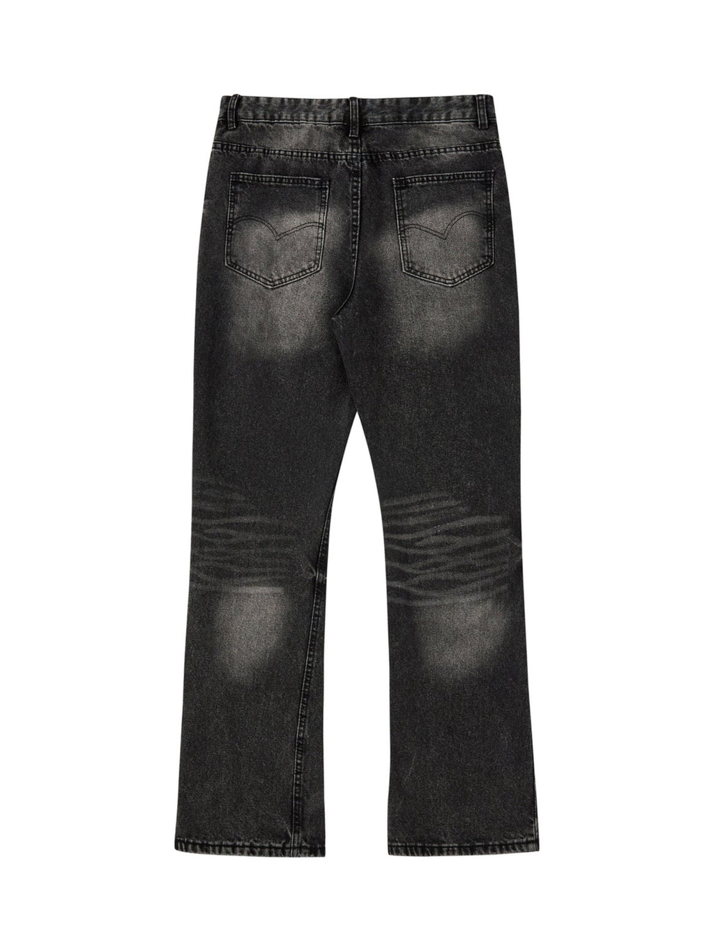 Flared Washed Jeans