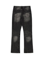 Flared Washed Jeans