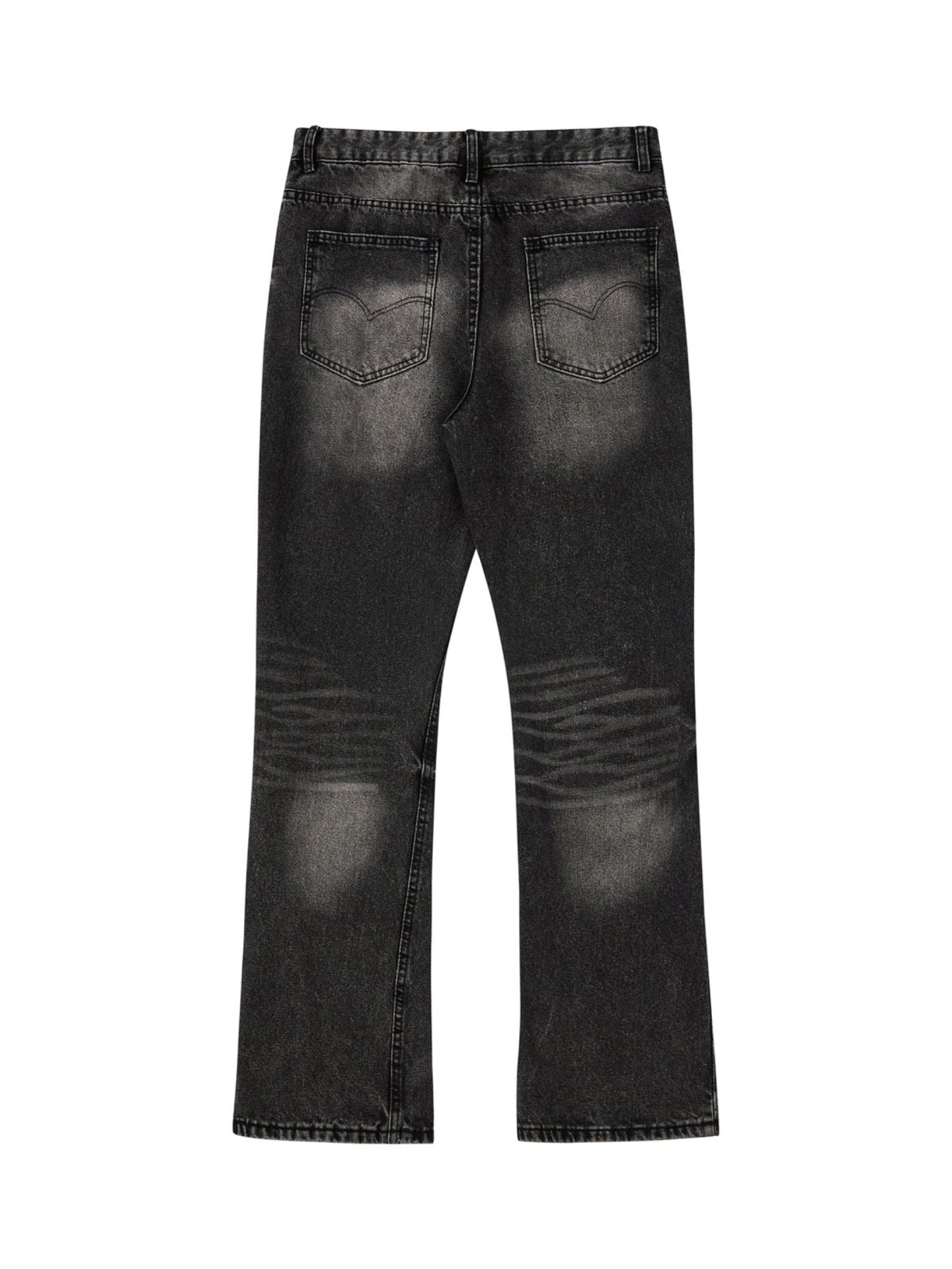 Flared Washed Jeans