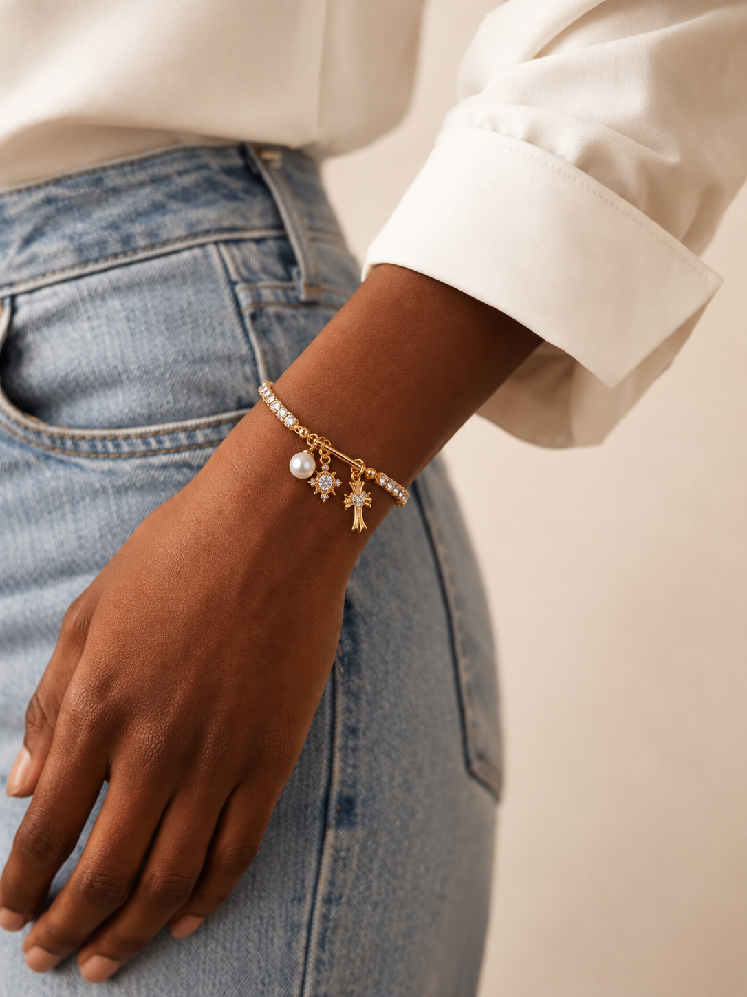 Light Luxury Cross |  Bracelet
