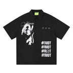 Printed casual short-sleeved
