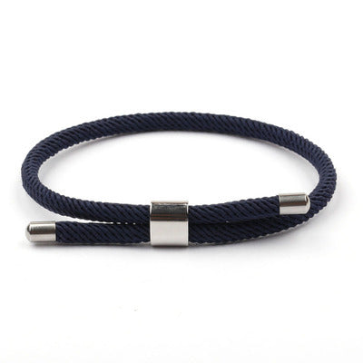 Premium Rope | Silver Bracelet