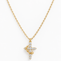 Electroplated Cross Heart | Necklace