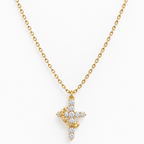 Electroplated Cross Heart | Necklace