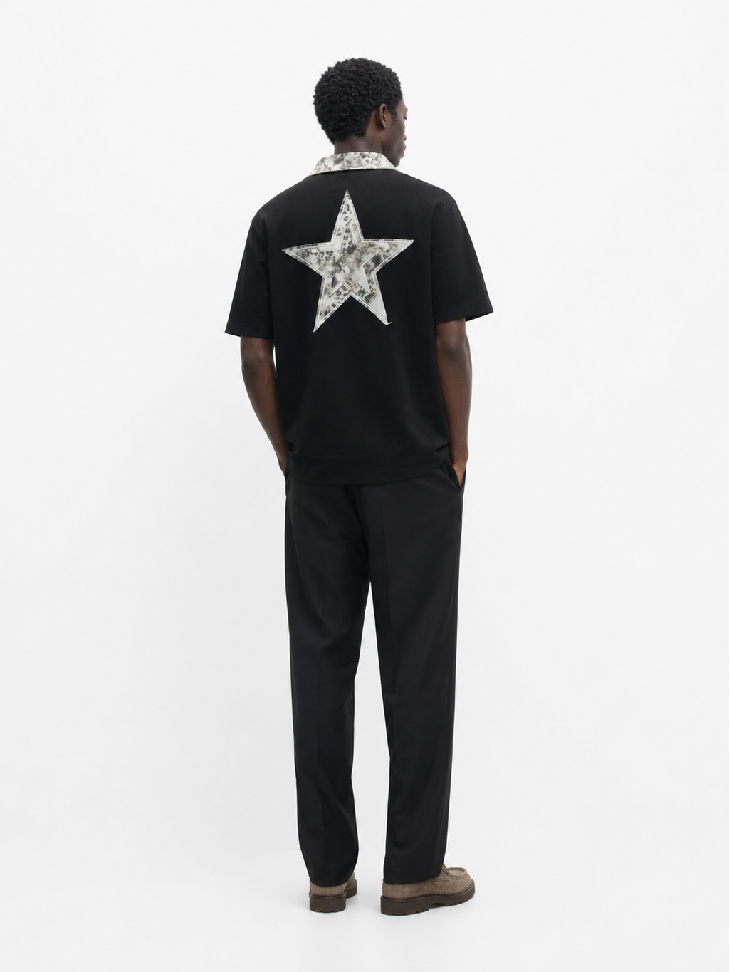 Star Short Sleeve Polo Shirt