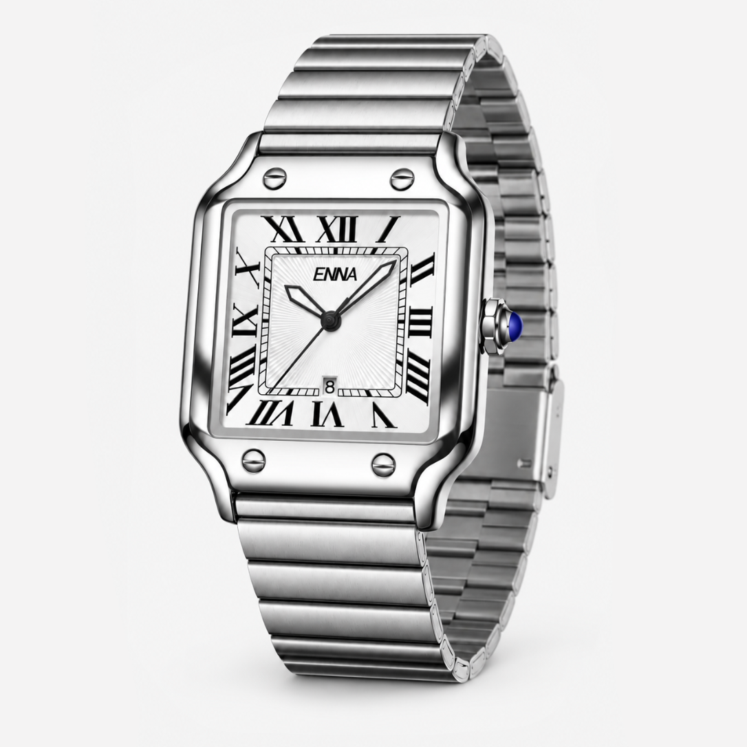 Vincente | Retro Silver Watch