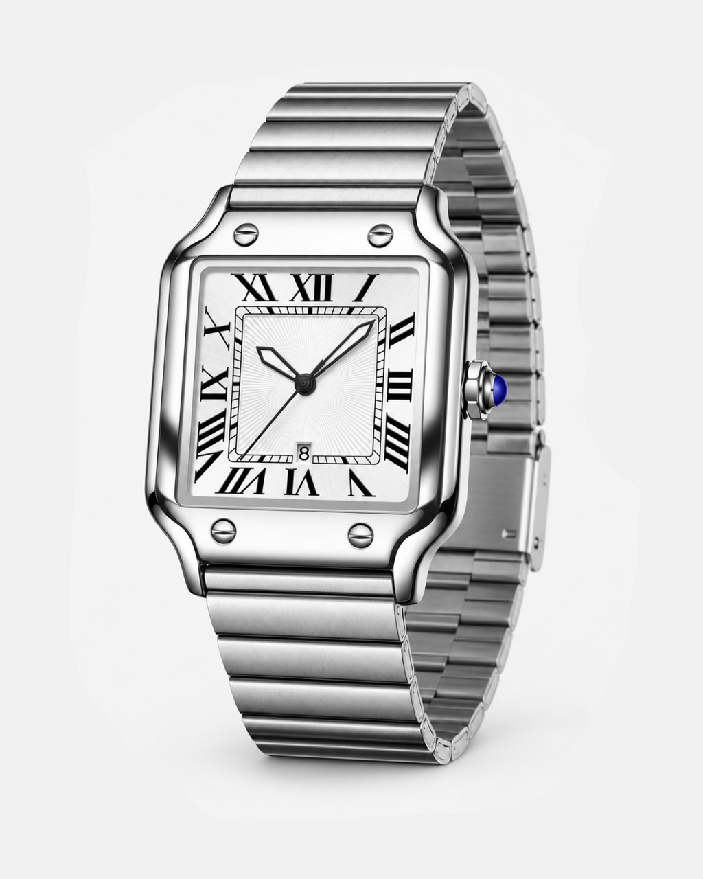 Vincente | Retro Silver Watch