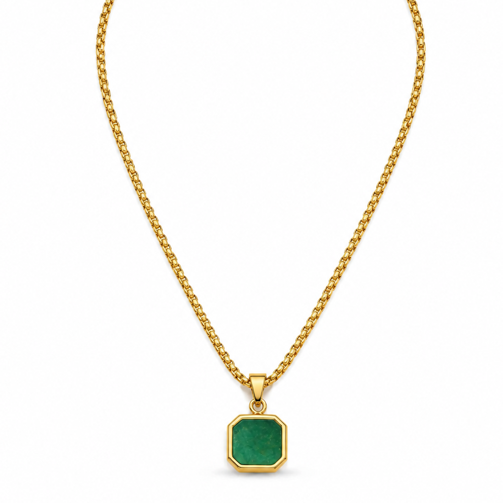 Green Geam | Necklace
