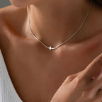 Minimalist Cross Chain | Necklace