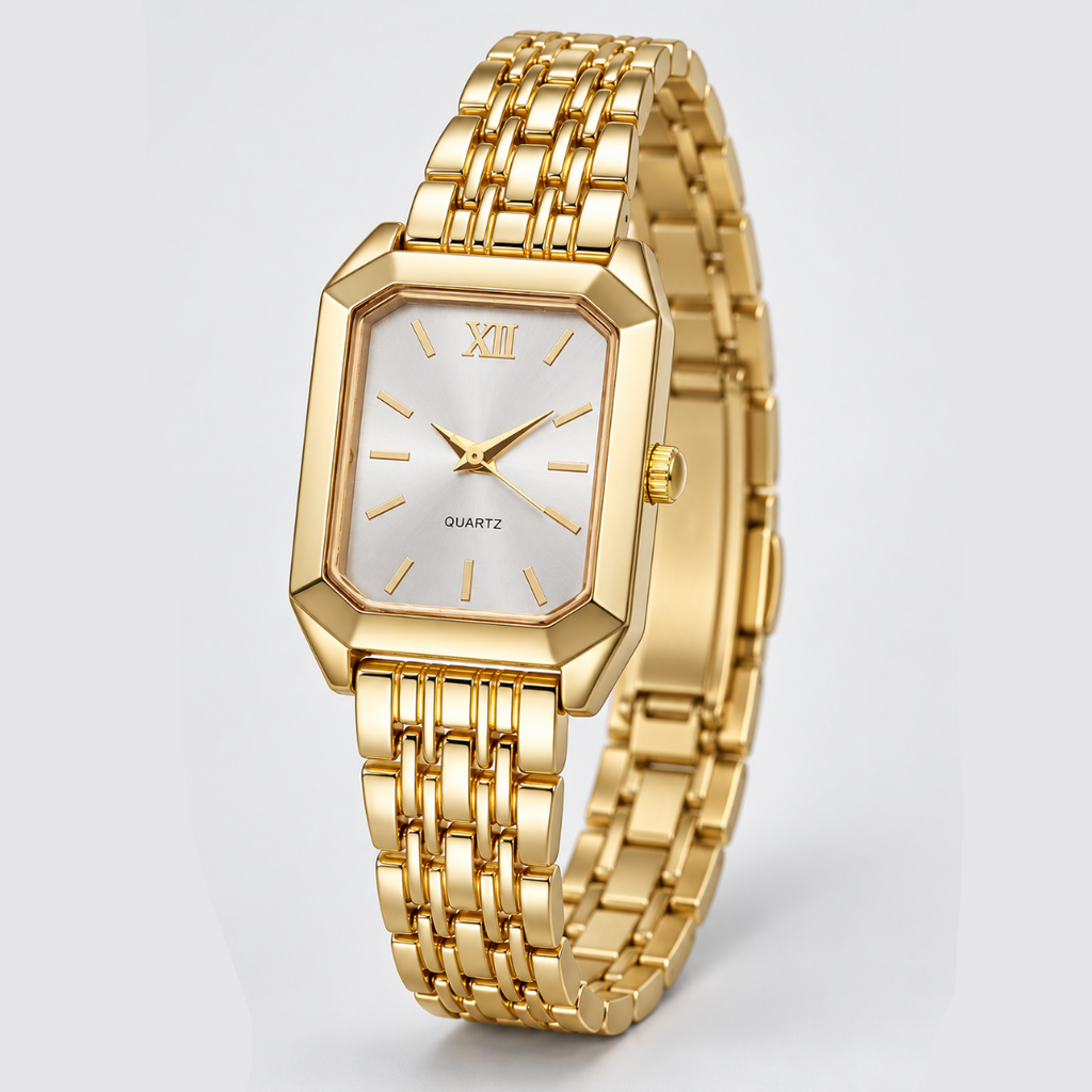 Sofia | Retro Gold Watch