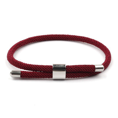 Premium Rope | Silver Bracelet