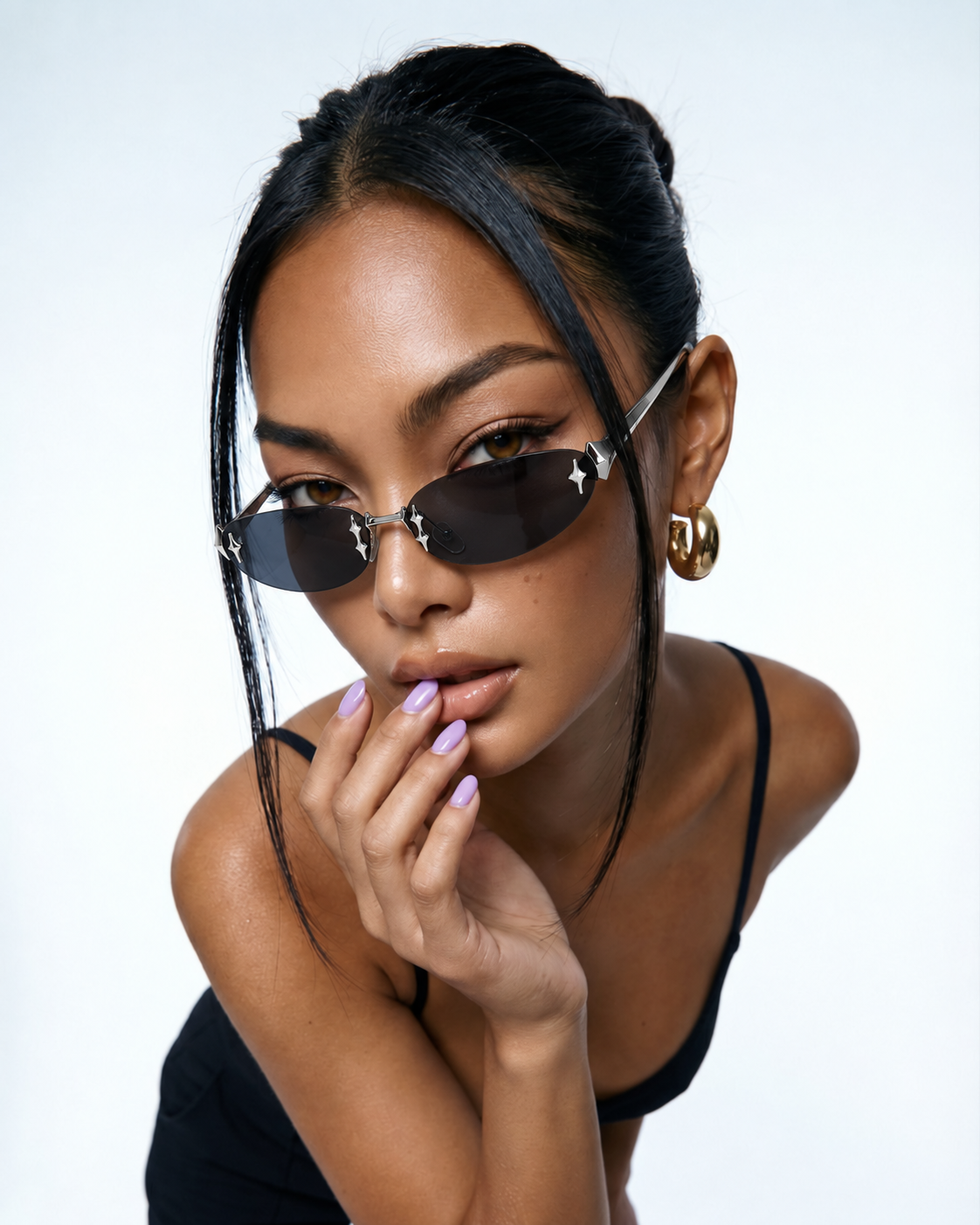 Frameless star and Sunglasses
