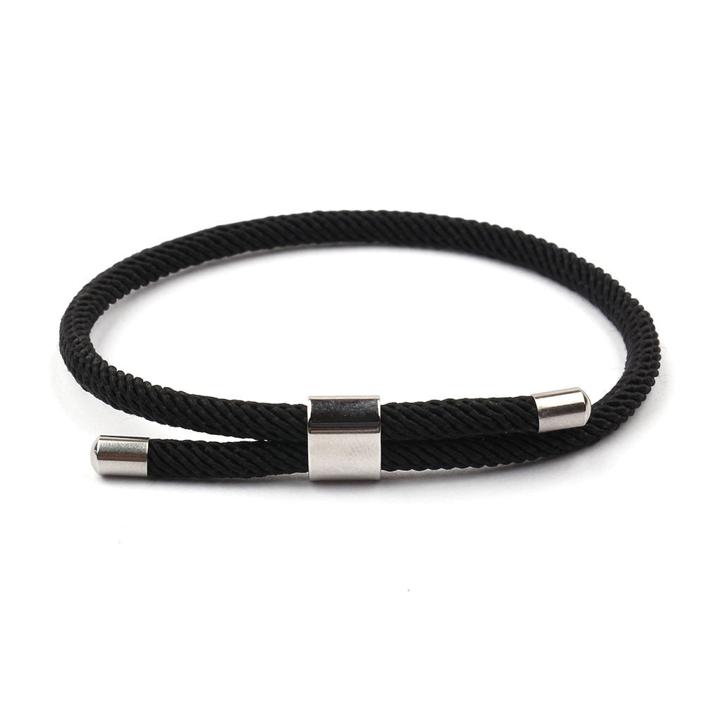 Premium Rope | Silver Bracelet