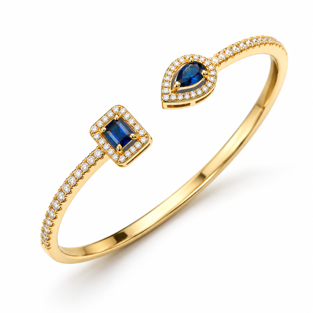 Zircon Open Bangle | Bracelet