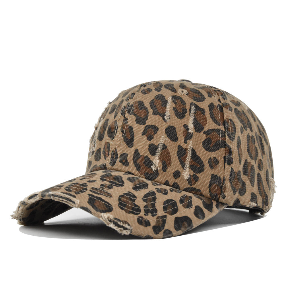 Leopard Washed | Baseball Cap