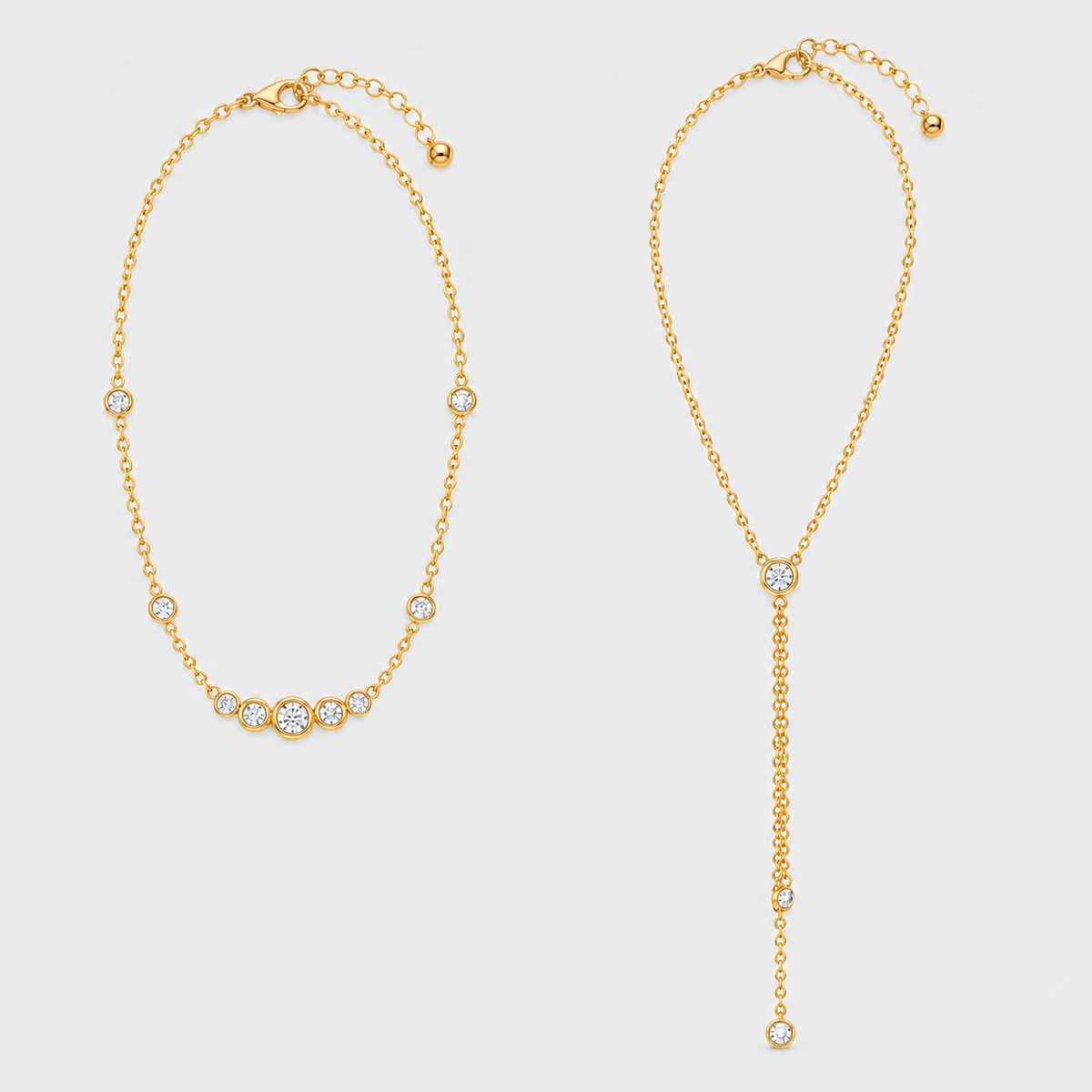Diamond Pearl | Set Necklace