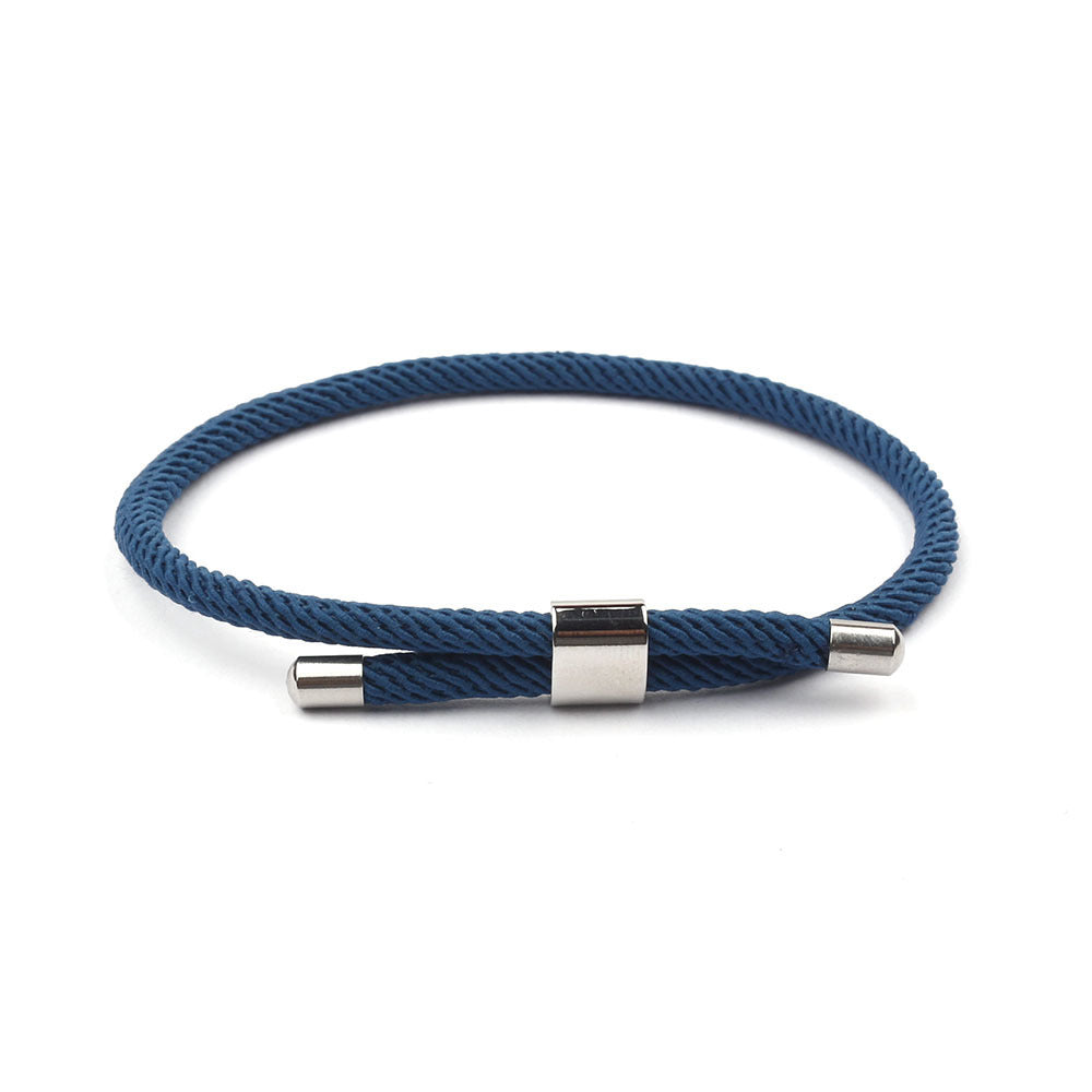 Premium Rope | Silver Bracelet